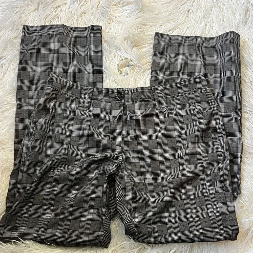 * CAbi Black and White Houndstooth Pants